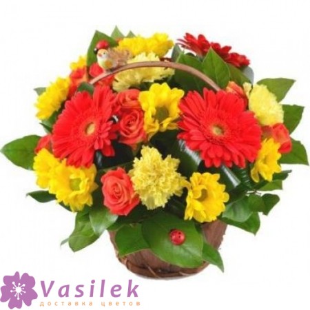 Корзина"Яркое солнышко"