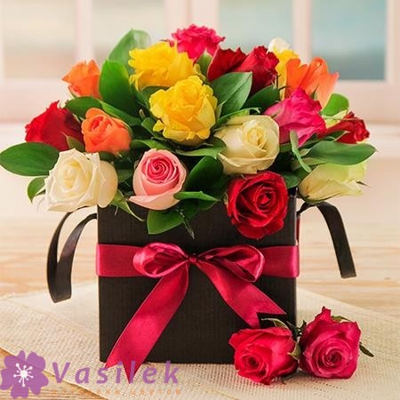 Композиция "27 роз mix"